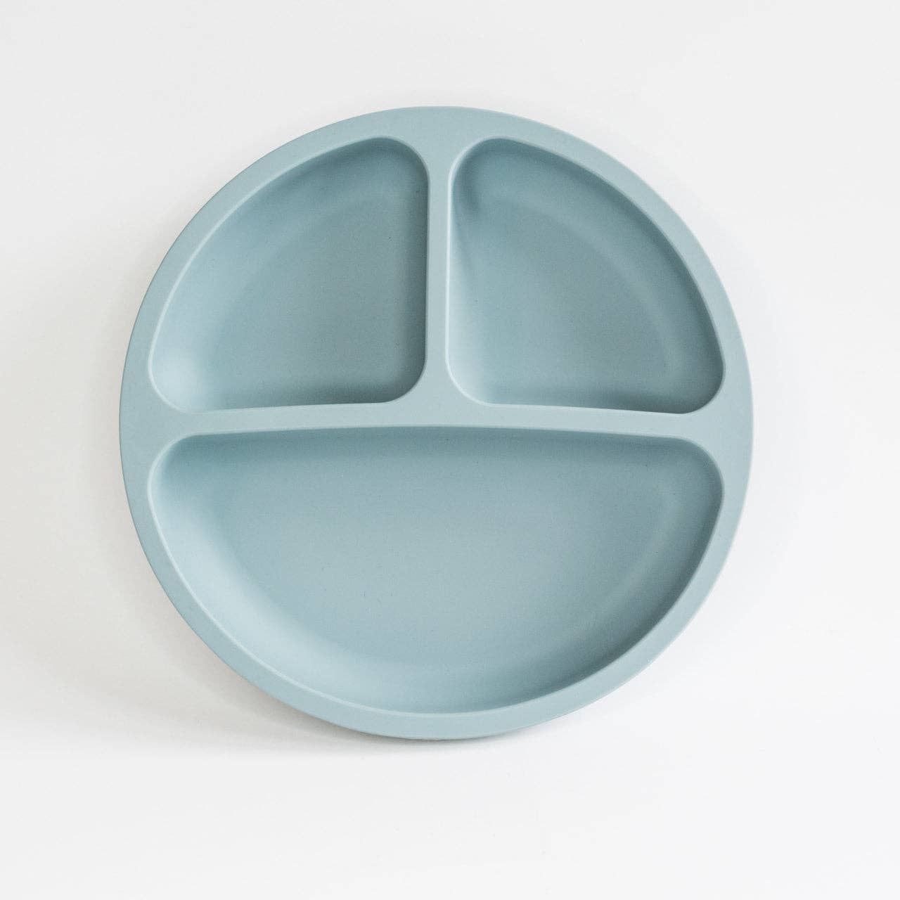 Silicone Suction Plate - Duck Egg Blue