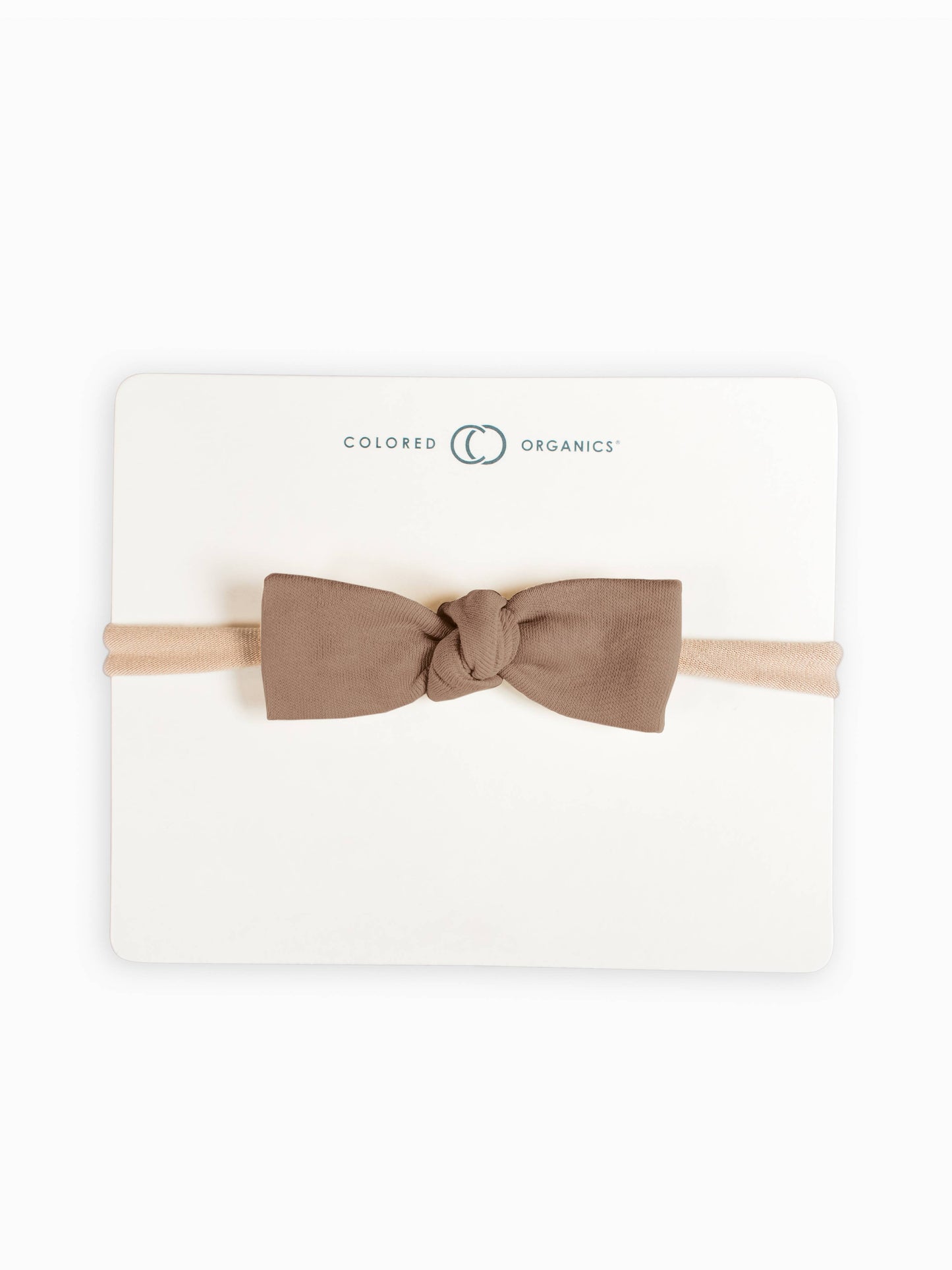 Dainty Bow Headband - Truffle