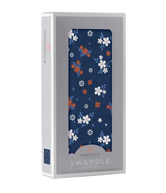 Muslin Swaddle - Floral Bamboo