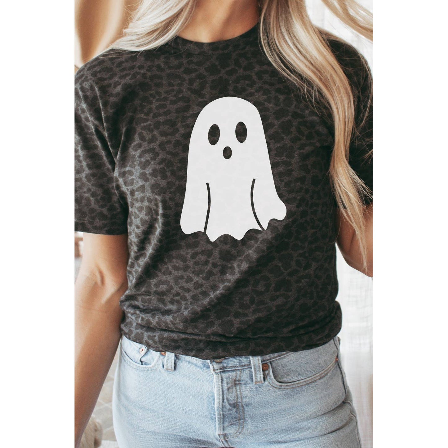 Ghost Leopard Graphic Tee