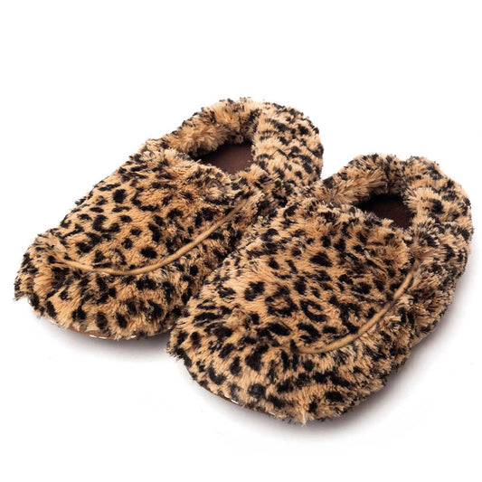 Warmies - Leopard Slippers