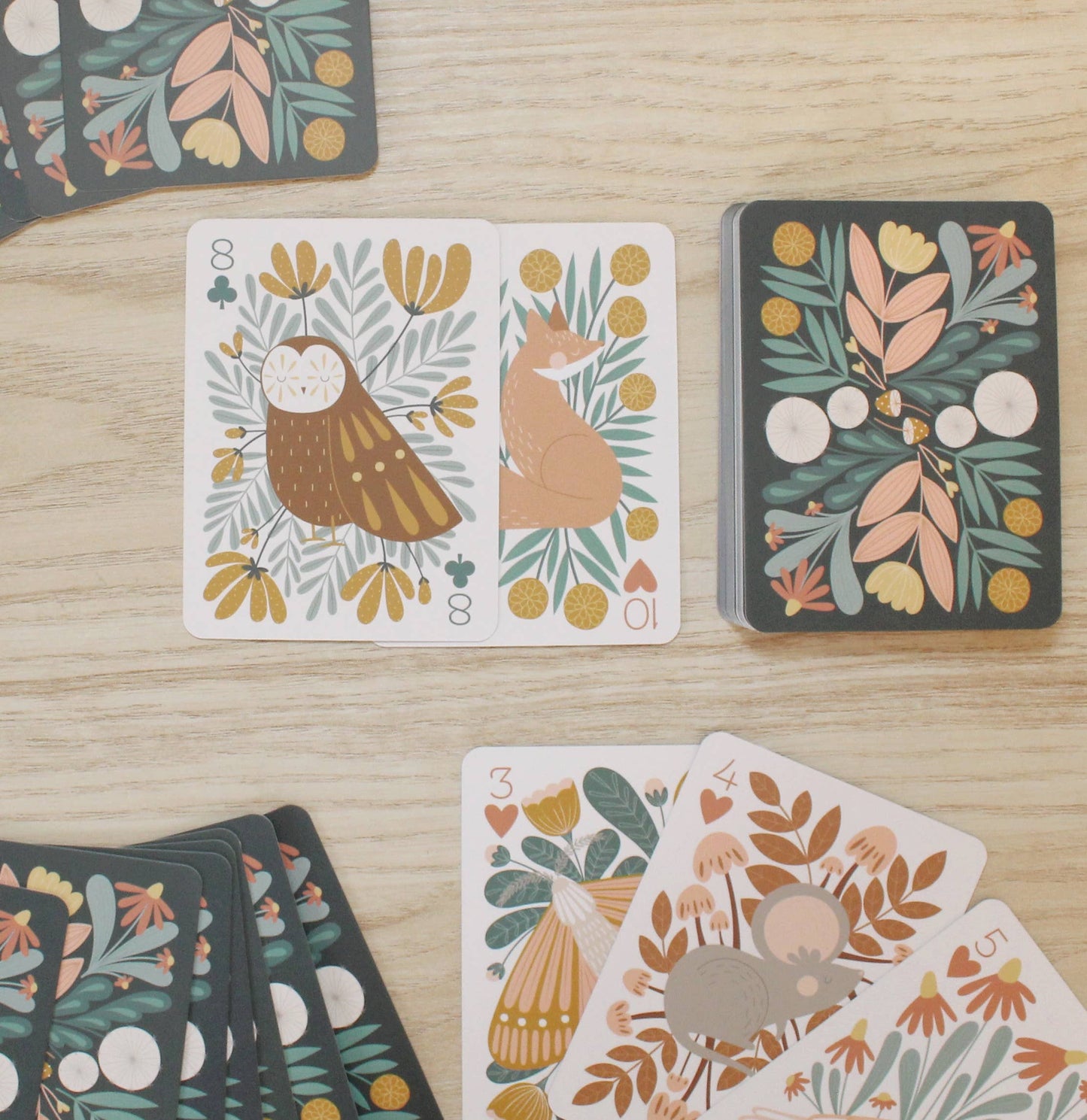Woodland Wanderings Playing Cards