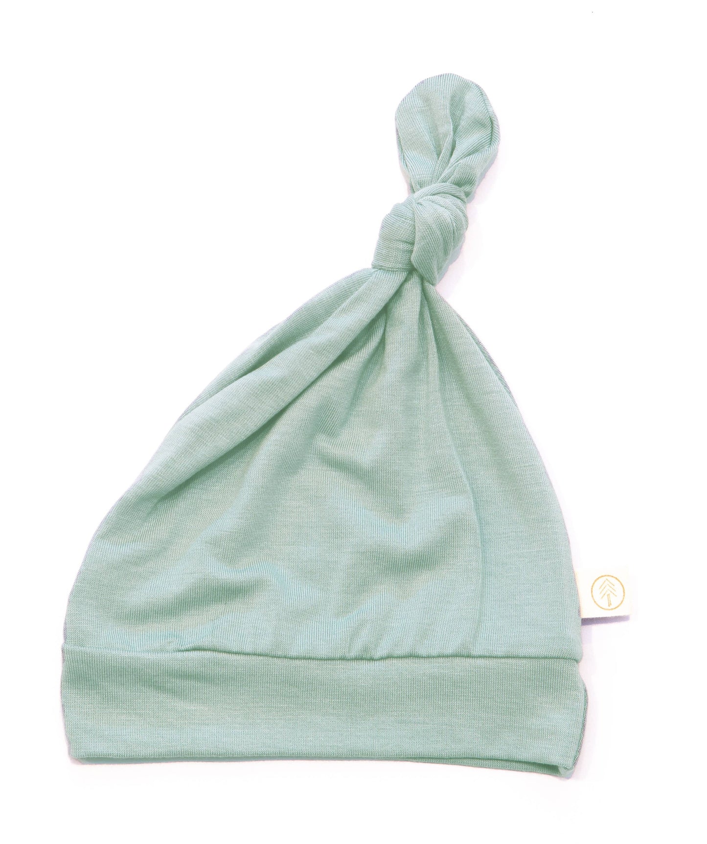 Bamboo Baby Top Knot Hat - Sage