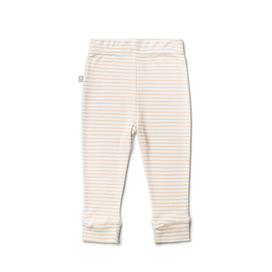 Viscose Bamboo + Organic Cotton Kids Pants - Dune Stripe