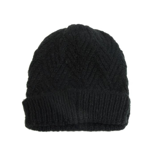 Chevron Knit Hat Toboggan