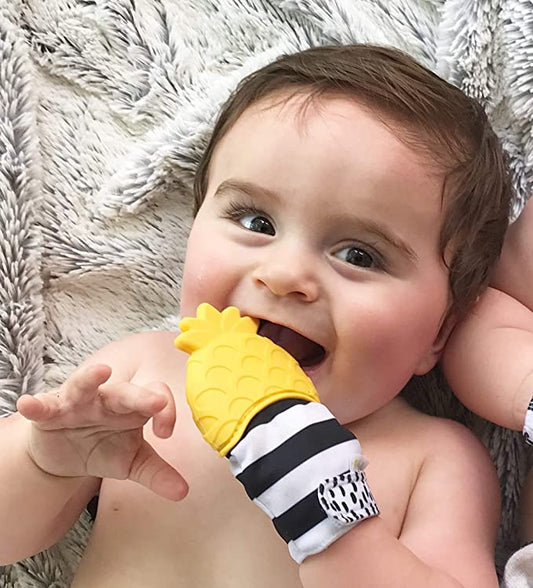 Itzy Mitt™ Teething Silicone - Pineapple