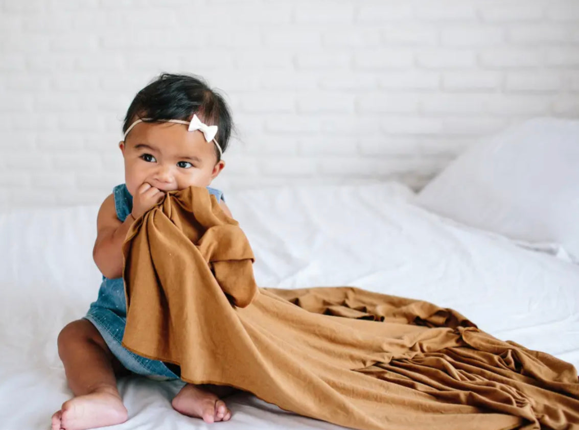 Copper Pearl Swaddle - Camel