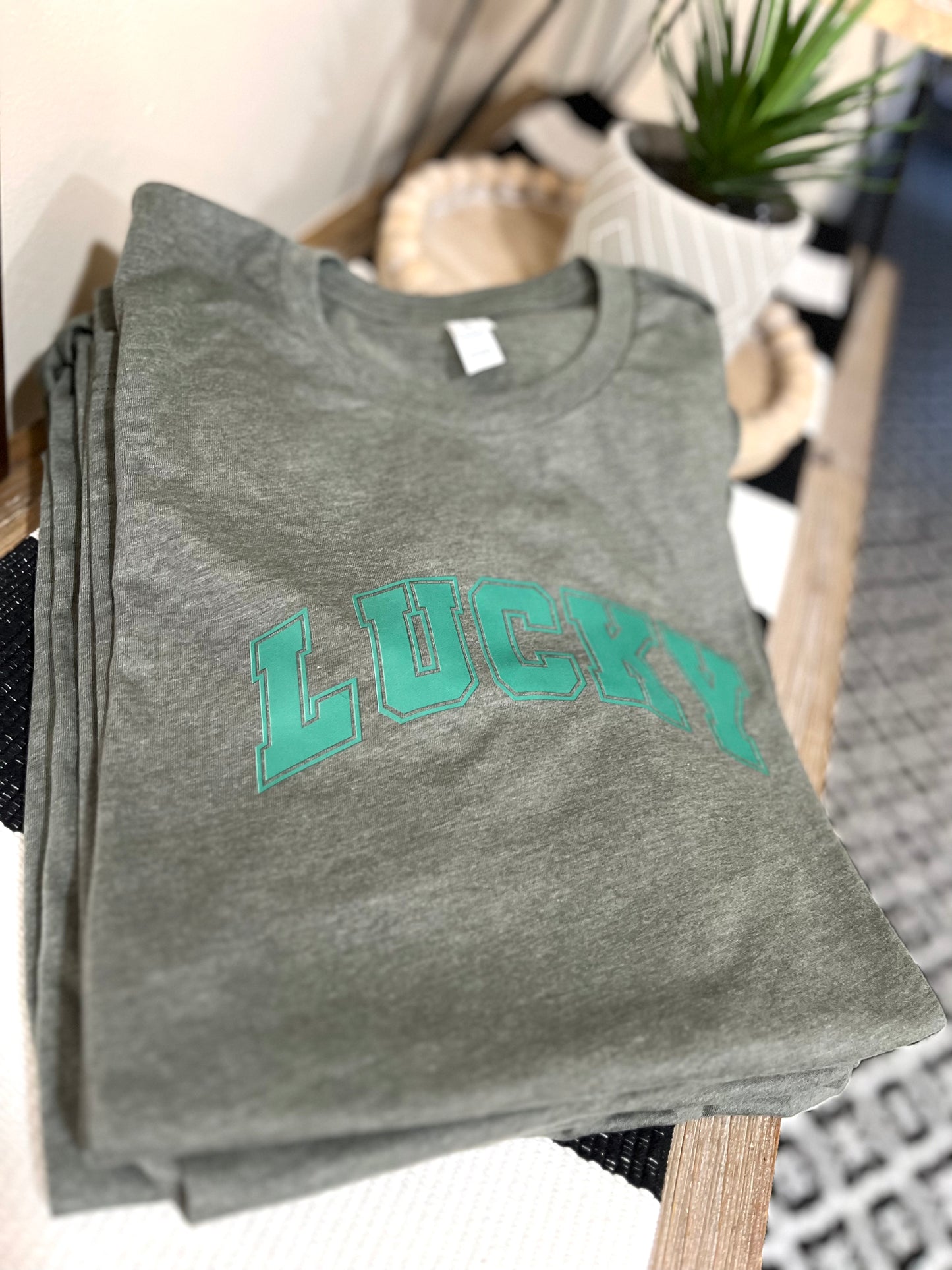 Lucky Collegiate Letter T-Shirt