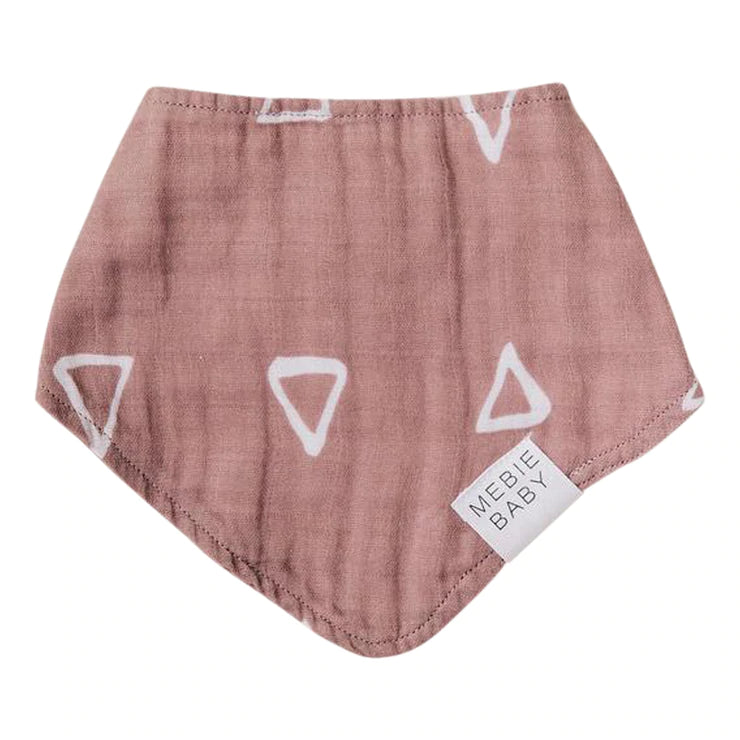 Bib - Blush Triangle no