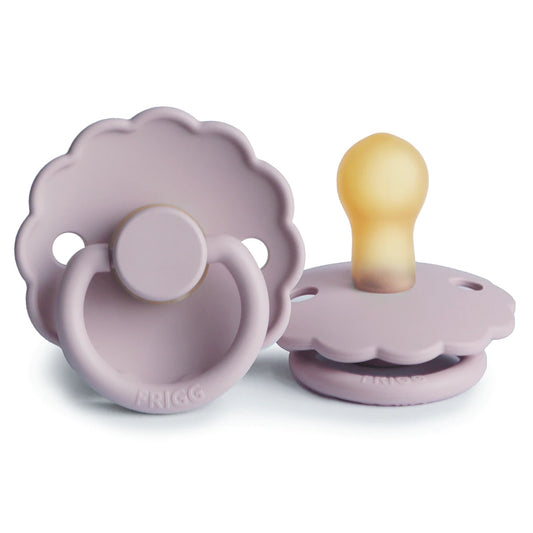 Mushie FRIGG Daisy Natural Rubber Pacifier - Soft Lilac