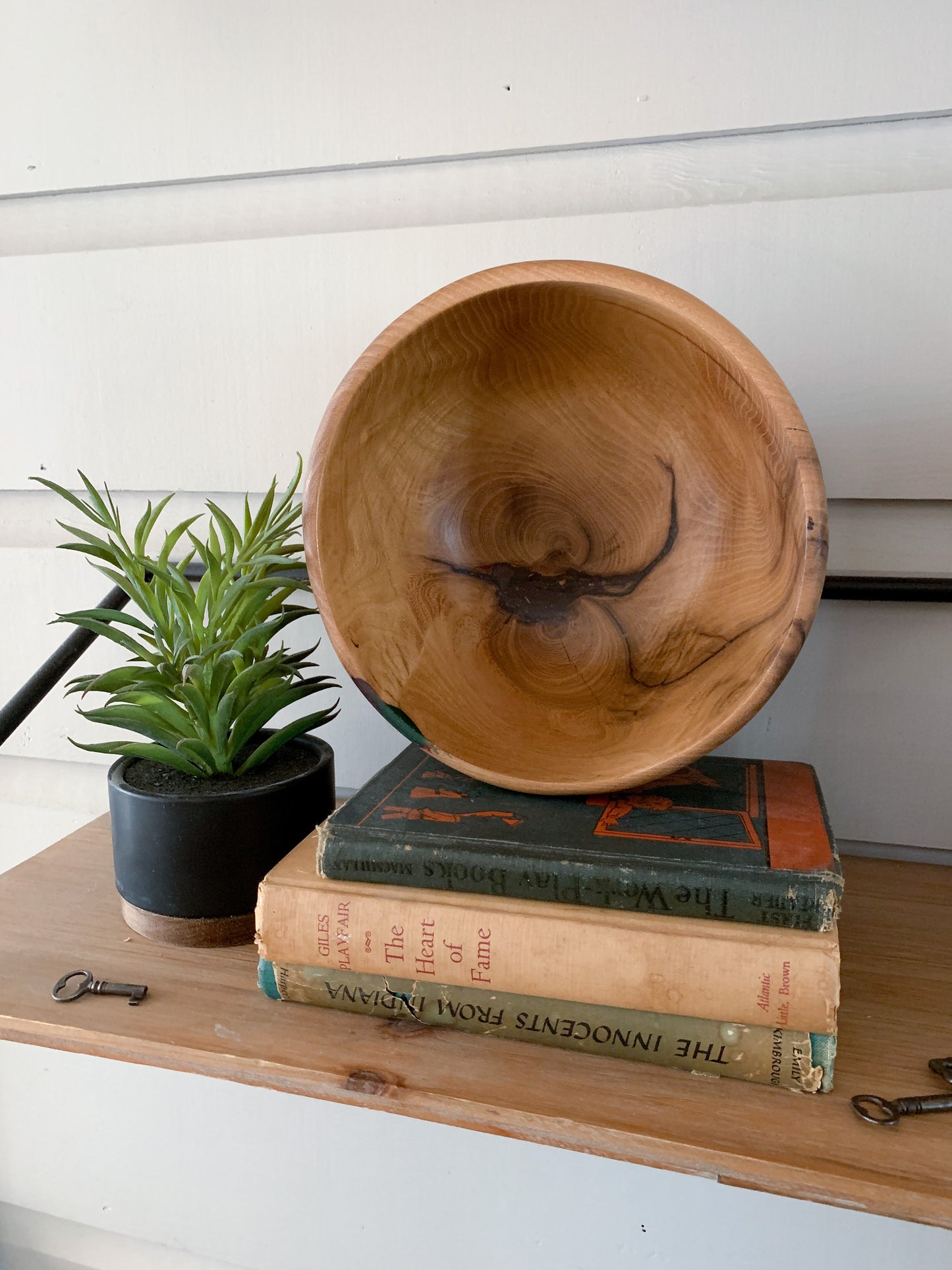 Wood Bowl - Black Locust Pedestal