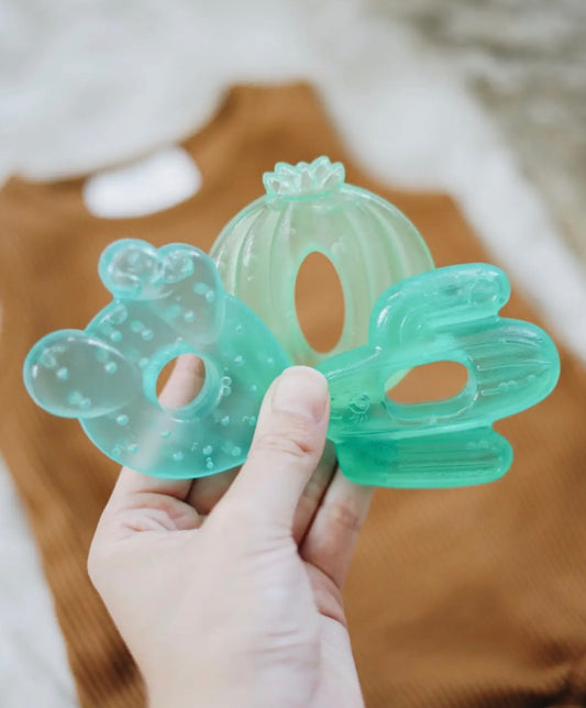 Cutie Coolers™ Water Filled Teethers - cacti