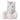 a white stuffed animal with a unicorn horn